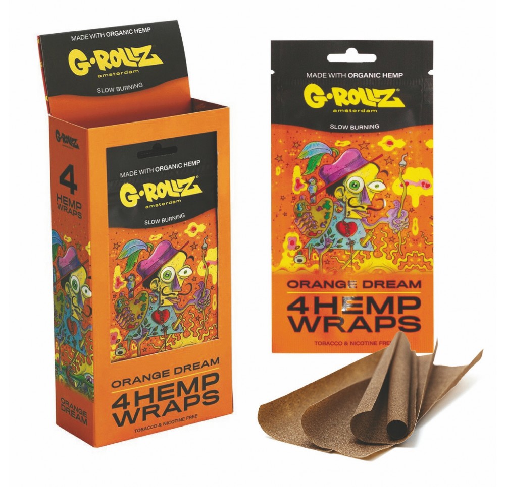 G-Rollz Orange Flavored Wraps 4 pieces