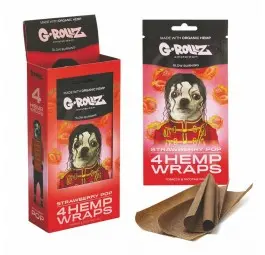G-Rollz Strawberry Flavored Wraps 4 pieces