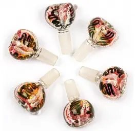 Short Round Amsterdam Bowl 14.5 mm Colorful