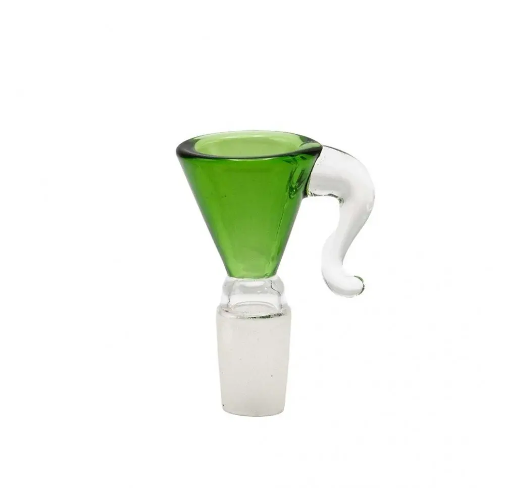 Short Amsterdam Bowl with Handle 14.5 mm - Green