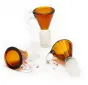 Short Amsterdam Bowl with Handle 14.5 mm - Amber