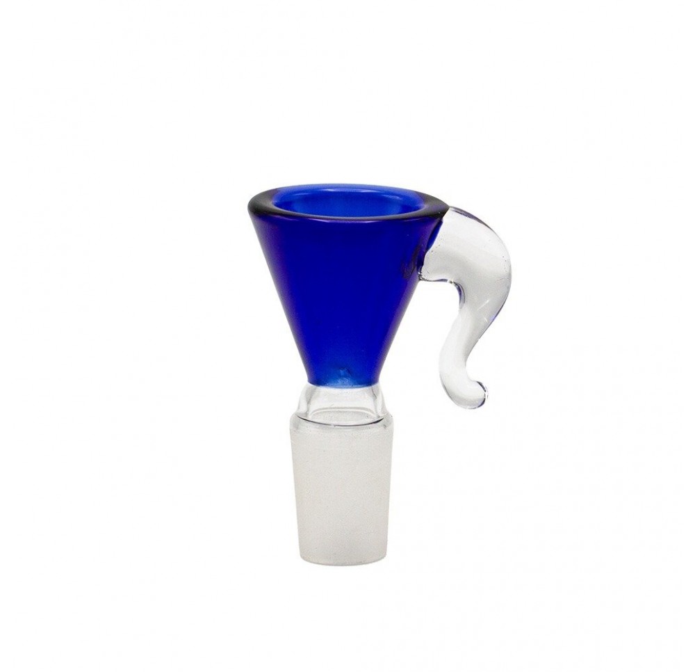 Short Amsterdam Bowl with Handle 14.5 mm - Blue