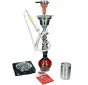 ARABICA 1-Hose Hookah 75 cm Hand-Decorated