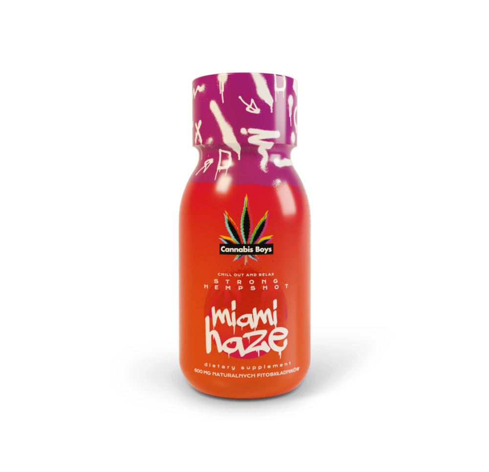 Cannabis Boys HempShot Miami Haze 600 mg - 100 ml