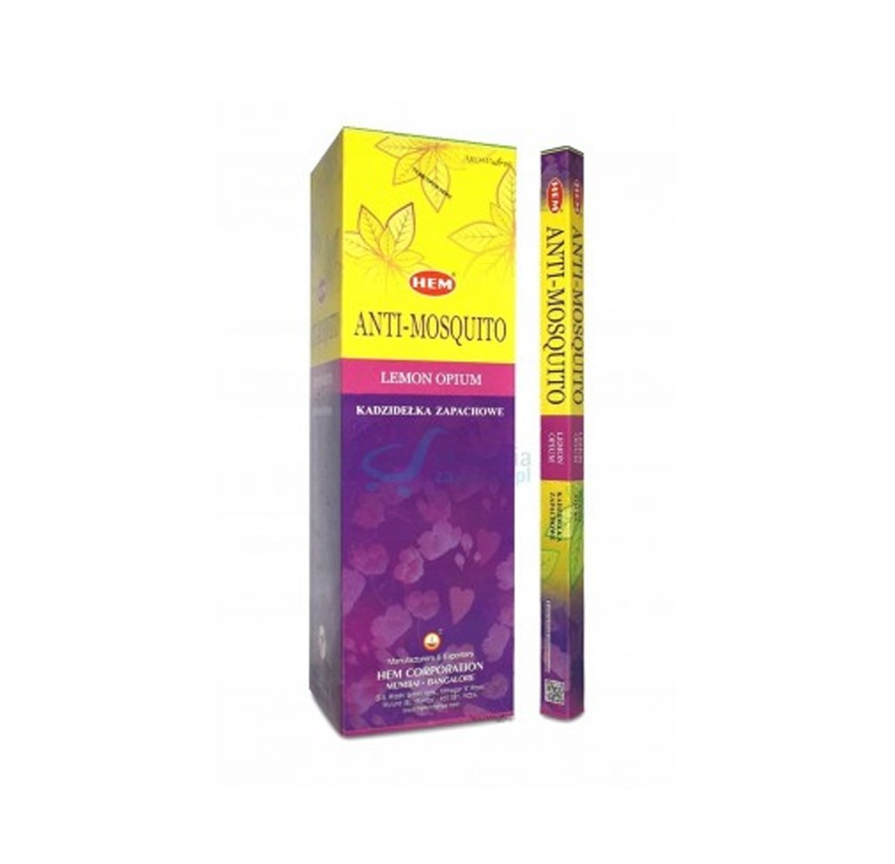 HEM Anti-Mosquito Lemon Opium Incense Sticks 25 pcs