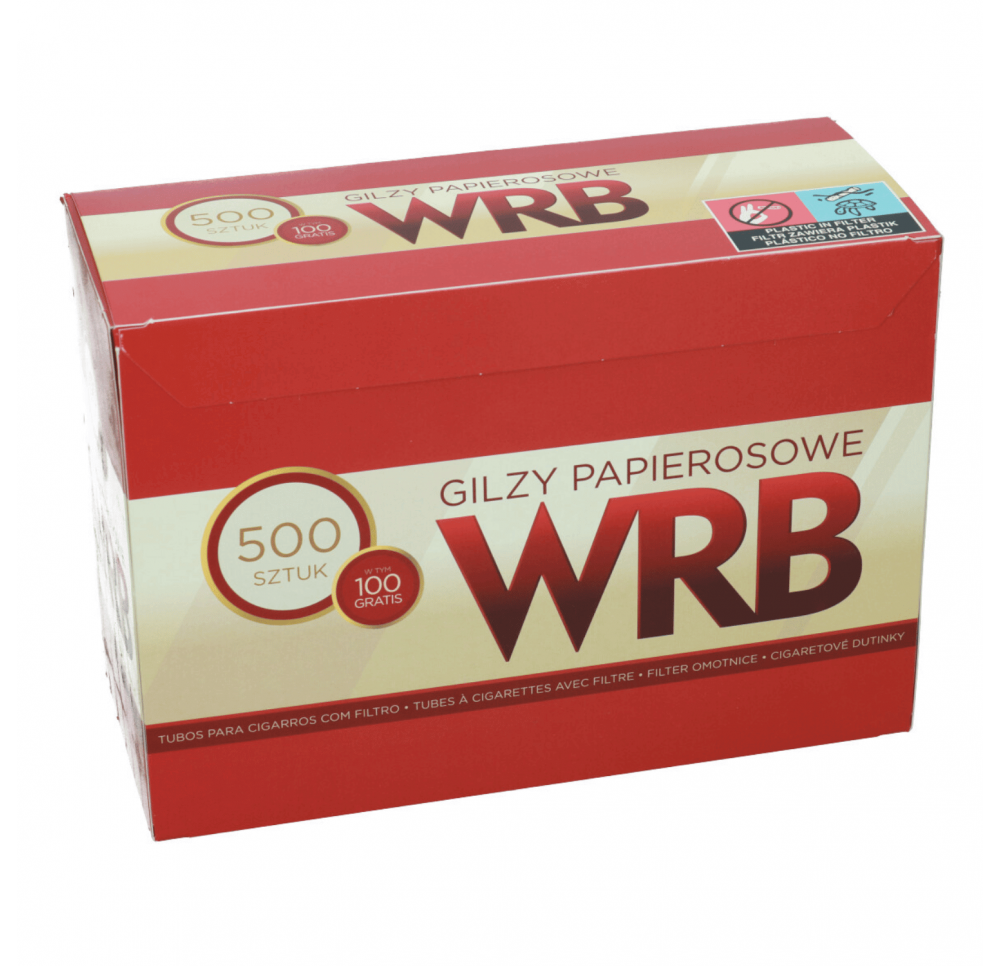 WRB Cigarette Tubes 500 pcs in Package