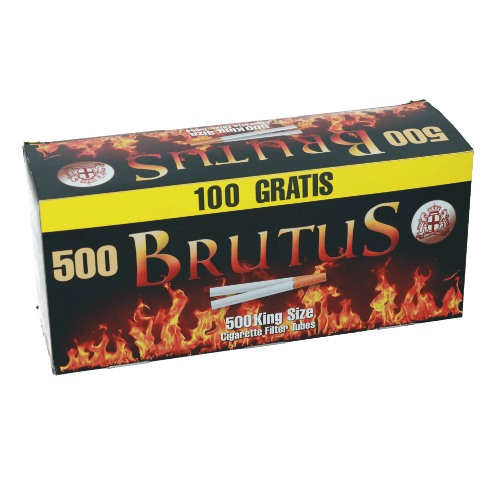 Brutus Cigarette Tubes 500 pcs in Package