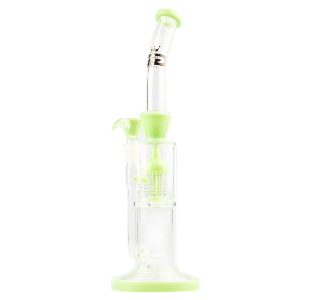 Grace Glass Limited Edition Green Barrel Glass Bong 33 cm