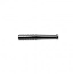 Aluminum Snuff Tube Baseball 59 mm - Silver