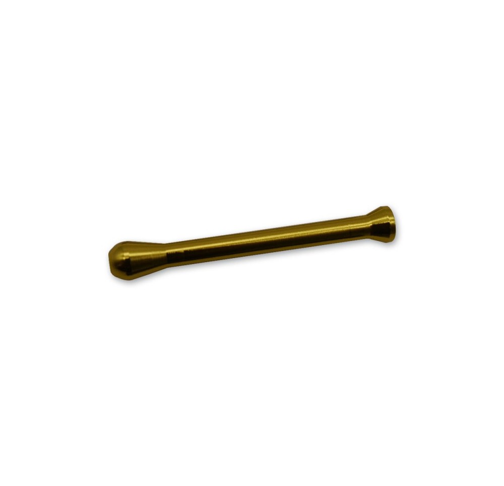 Aluminum Snuff Tube 68 mm - Gold