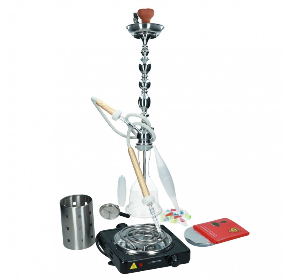 ARABICA 1-Hose Hookah 75 cm Hand-Decorated