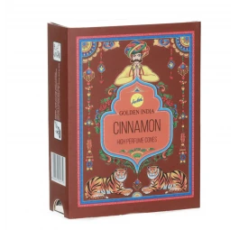 Golden India Cone Incense 10 Pieces - Cinnamon