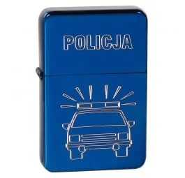 Zapalniczka benzynowa Policja Radiowóz