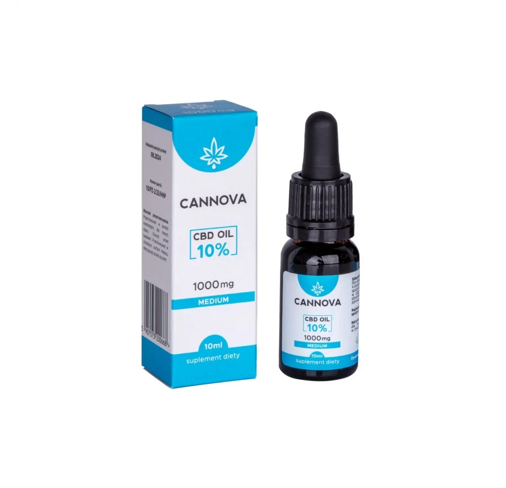 CANNOVA Natural CBD Oil 1000 mg - 10% - 10ml