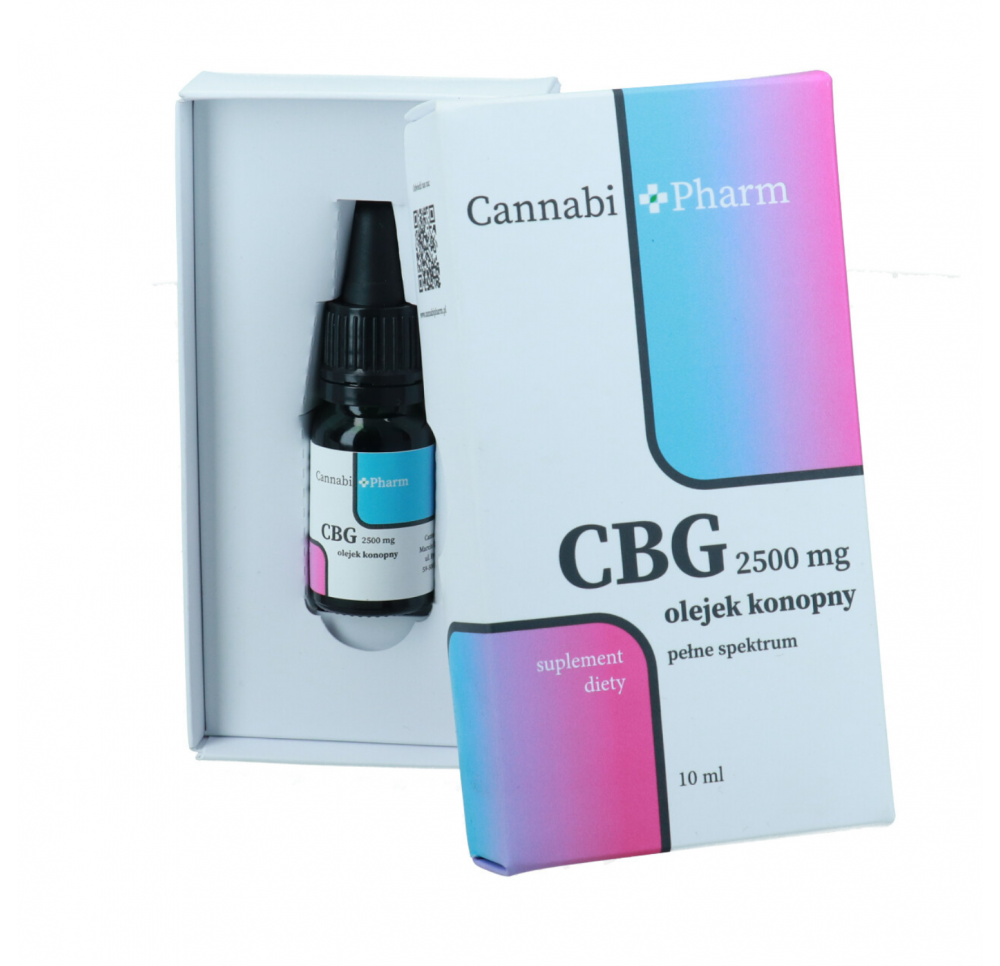 CannabiPharm Olejek CBG 2500Mg 10ml