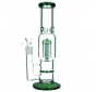 Bongo Szklane Shadow Weed 31 cm / 5 mm - Zielone MIX