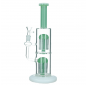 Double Green Glass Bong 31 cm / 5 mm