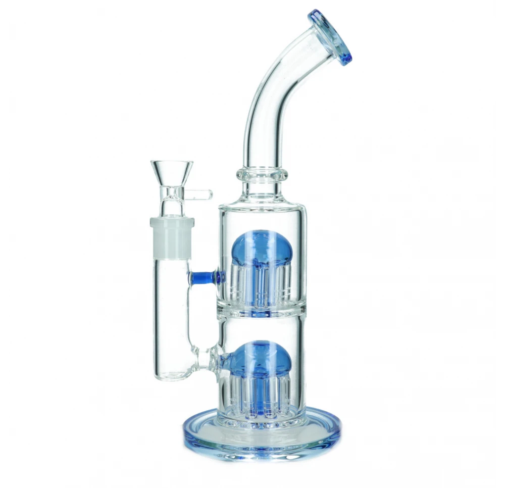 Conqueror Glass Bong 28 cm / 5 mm - Blue