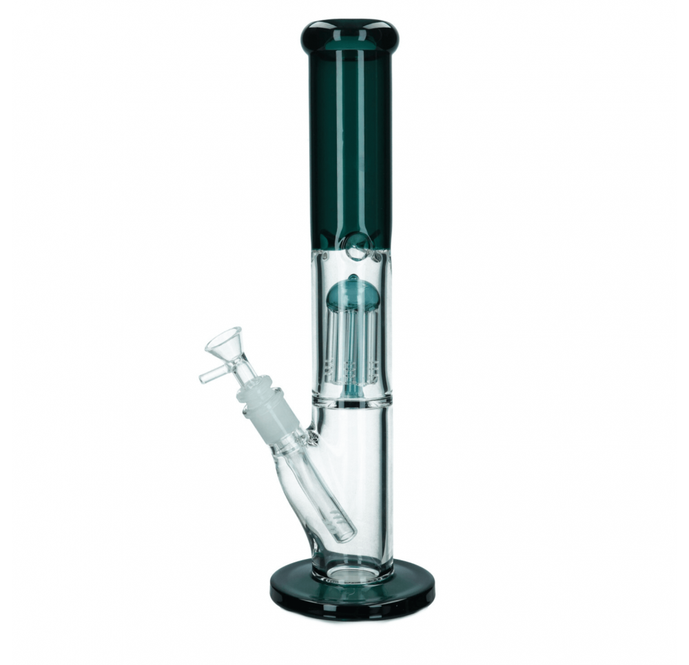 Diplomat Teal Glass Bong 36 cm / 5 mm