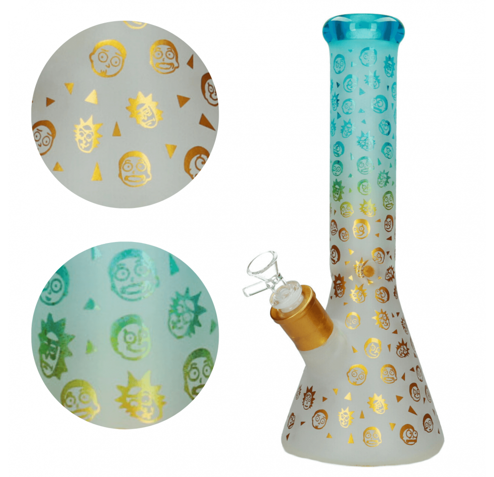 Rick & Morty Glass Bong 32.5 cm / 7 mm