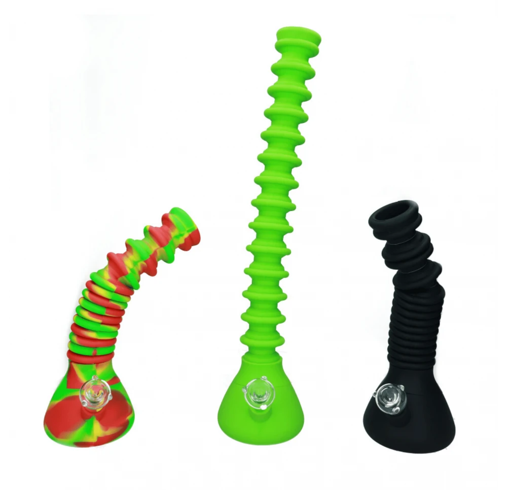 Flexible Silicone Bong Wygibas 26-53 cm - MIX Colors