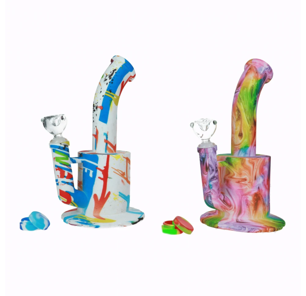 PastelBrother Silicone Bong 27 cm - MIX Designs