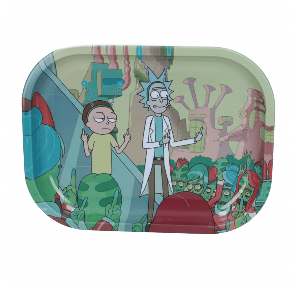 Metal Rolling Tray 18 x 14 cm - Rick & Morty