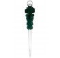 Glass Dabber Green CLOVER MINE CRAFT for Oil - 15 cm