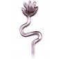 Glass Dabber "Pink Hand" CLOVER HAND for Oil - 10 cm