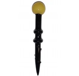 Dabber Szklany "Żółta Kula" CLOVER HAND do Olejku 10 cm