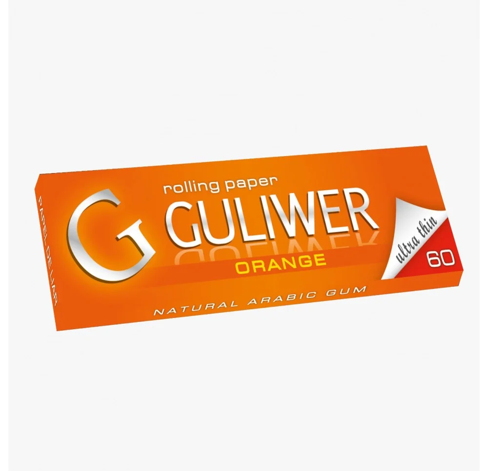 Bibułki Guliwer Orange 70x36 mm - 60 szt.