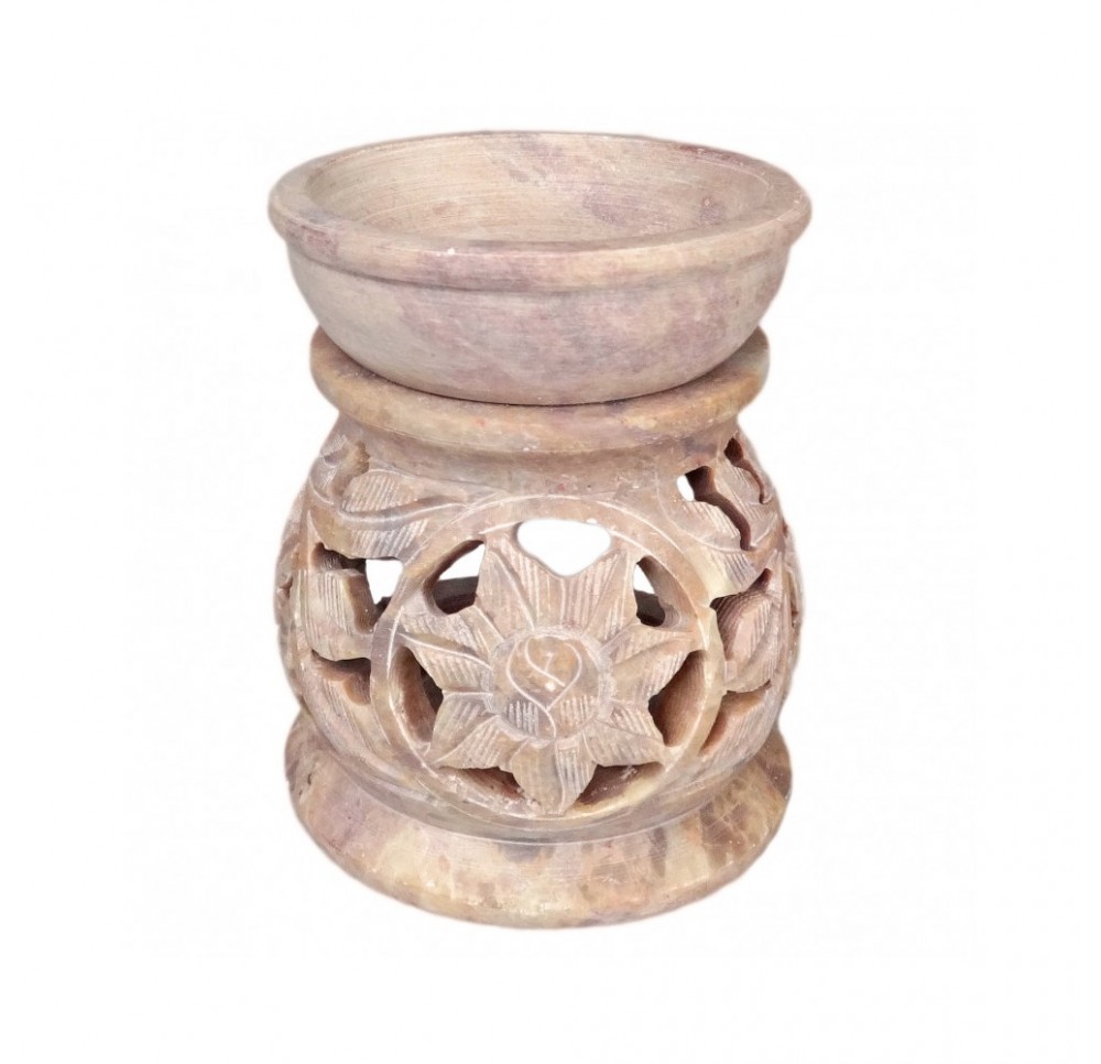 Carved Oil Burner 8 cm