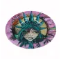 Round Metal Ashtray 14.5 cm - Liberty