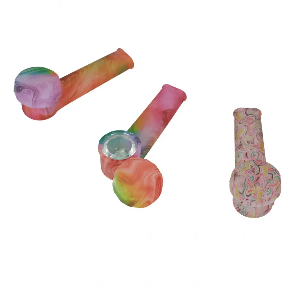 Silicone Pipe Pastel 9 cm MIX