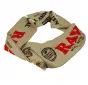 RAW Scarf with Fringes in Sand Color