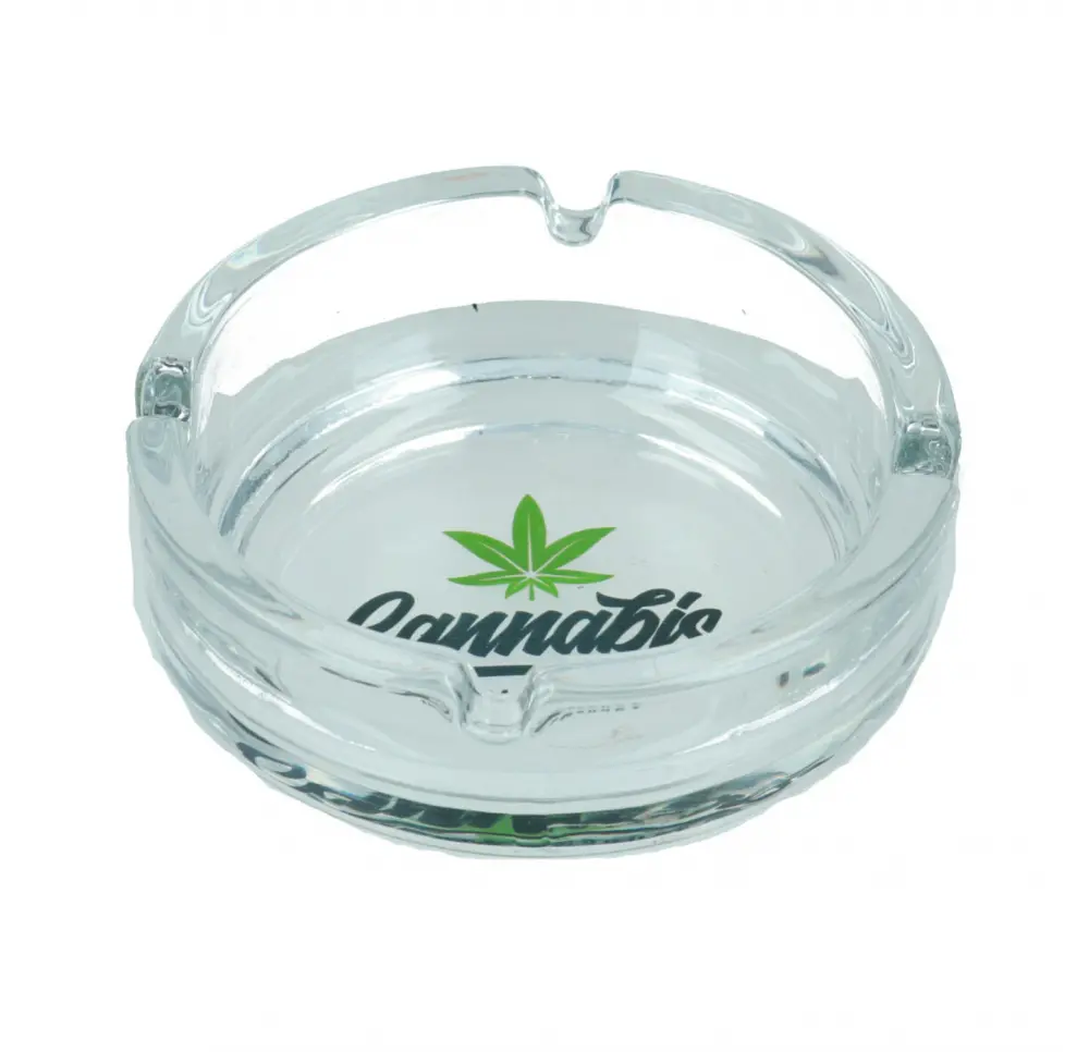 Cannabis Glass Ashtray