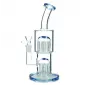 Crystal Tower Glass Bong 24 cm / 5 mm - Blue