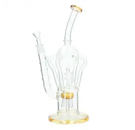 Bongo Szklane Żółty Turbo Recykler 36 cm / 5 mm