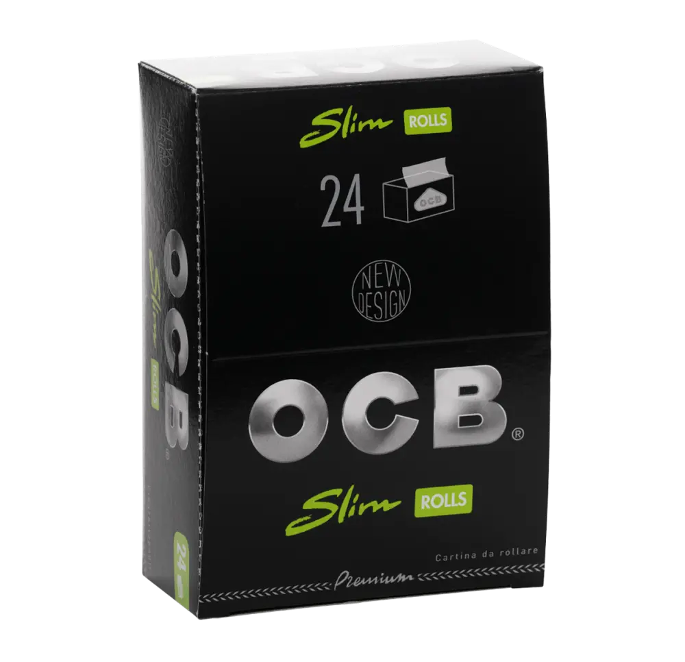 BOX - 24 x OCB Rolls Premium Slim 4m Rolling Papers