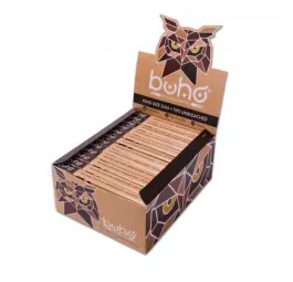BOX - 24 x BUHO Natural King Size Slim Rolling Papers + Tips