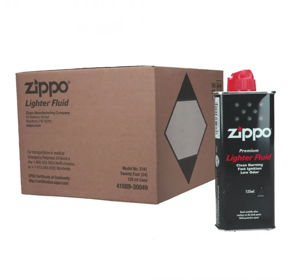 BOX - 24 x ZIPPO Lighter Fluid 125ml