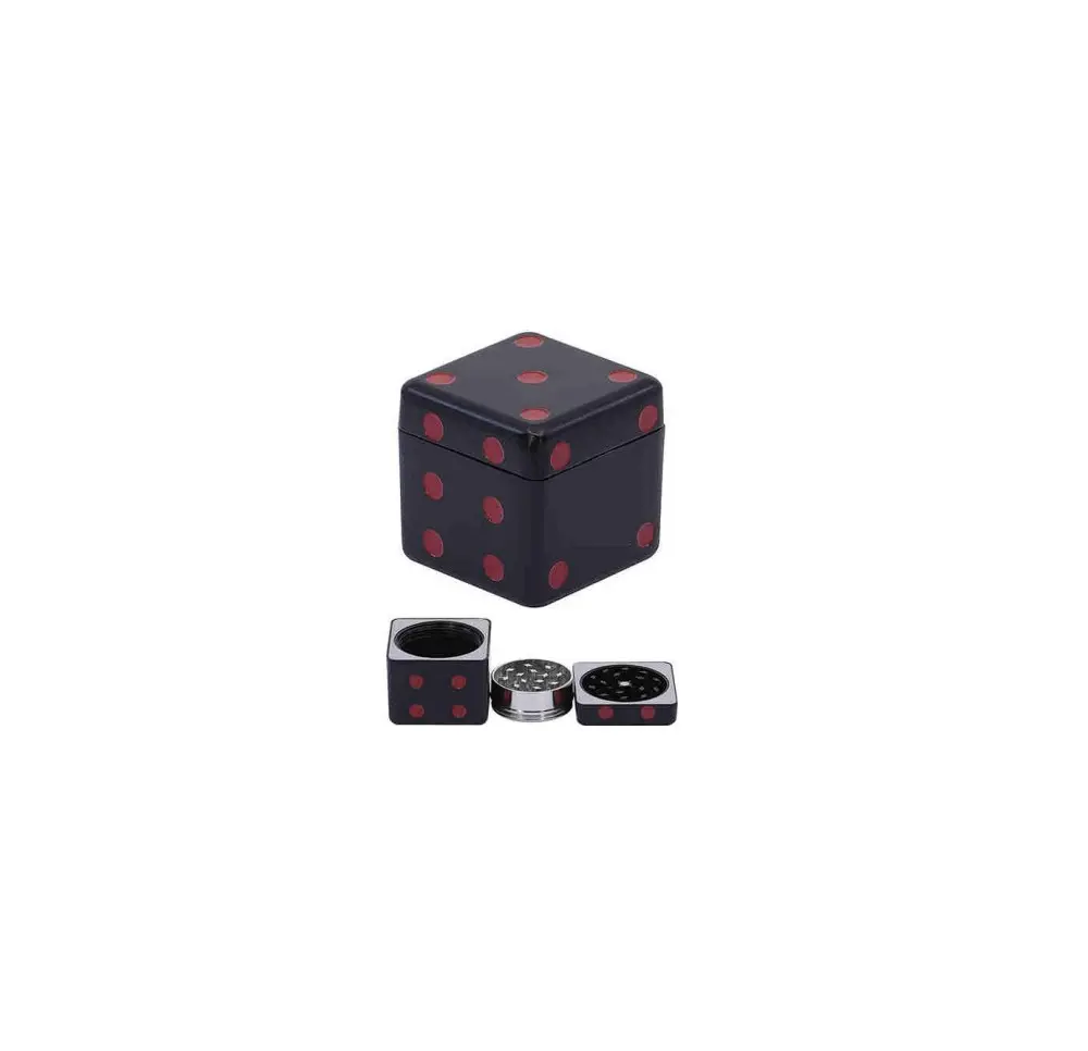 Młynek metalowy BLACK DICE 3-część 4cm