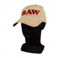 Czapka z Daszkiem RAW Beżowa + Drewniany Ubijak