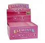 Bibułki Elements PINK King Size Slim