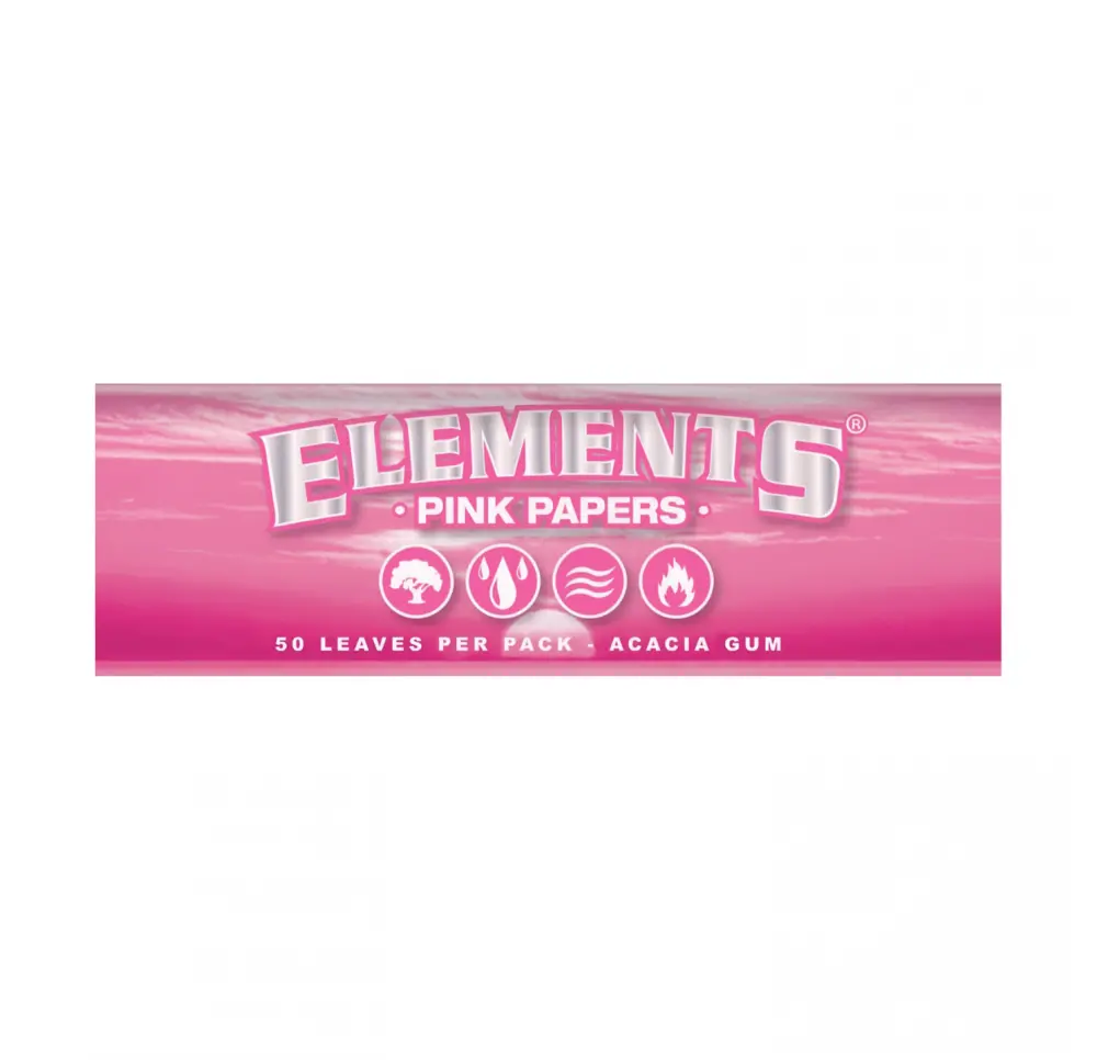 Bibułki Elements PINK 1 1/4