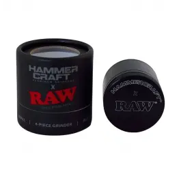 Młynek metalowy Hammercraft X RAW Black 4-część 48 mm
