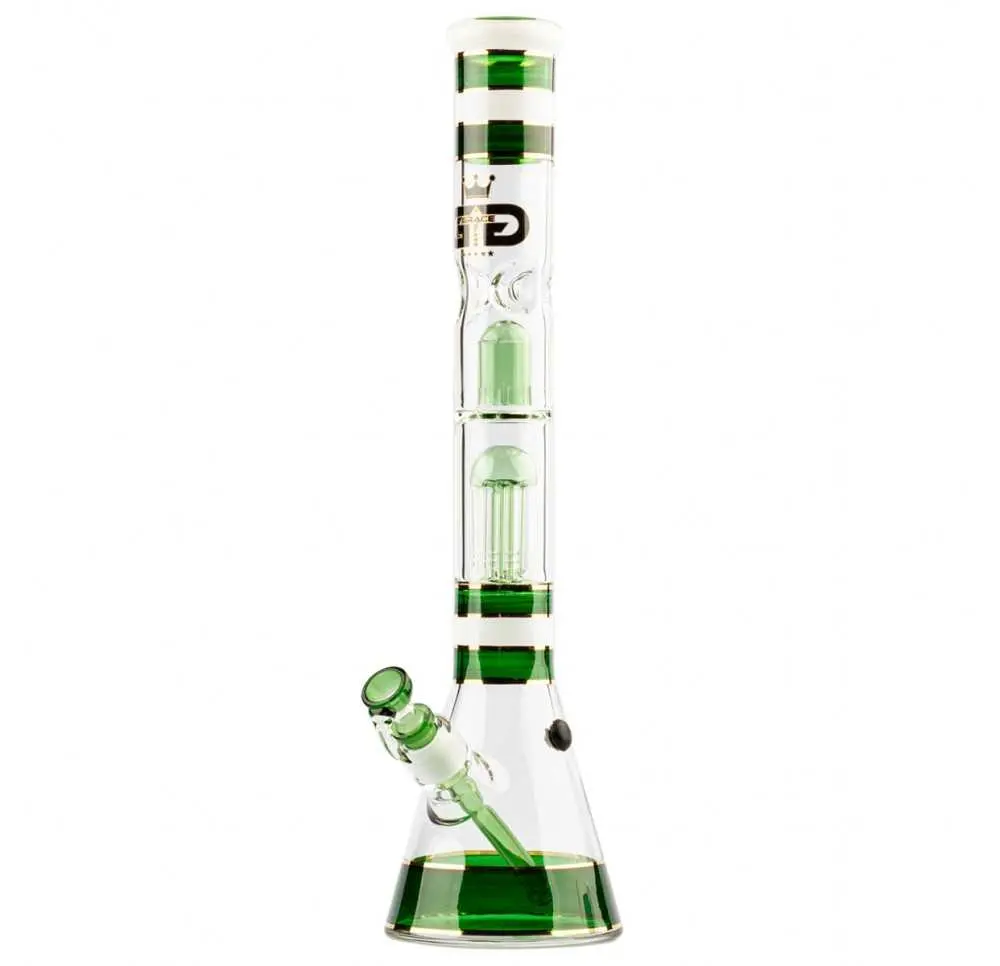 Bongo Szklane Grace Glass Golden Line Filtracja Zielone 46 cm 18,8 mm