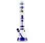 Bongo Szklane Grace Glass Golden Line Niebieskie 46 cm 18,8 mm