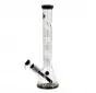 Bongo Grace Glass Double Six Arm + Percolator Beaker Black 34cm 18,8/14,5mm