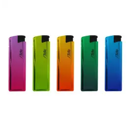 Zapalniczka piezo Matteo Solid Gradient metalowa